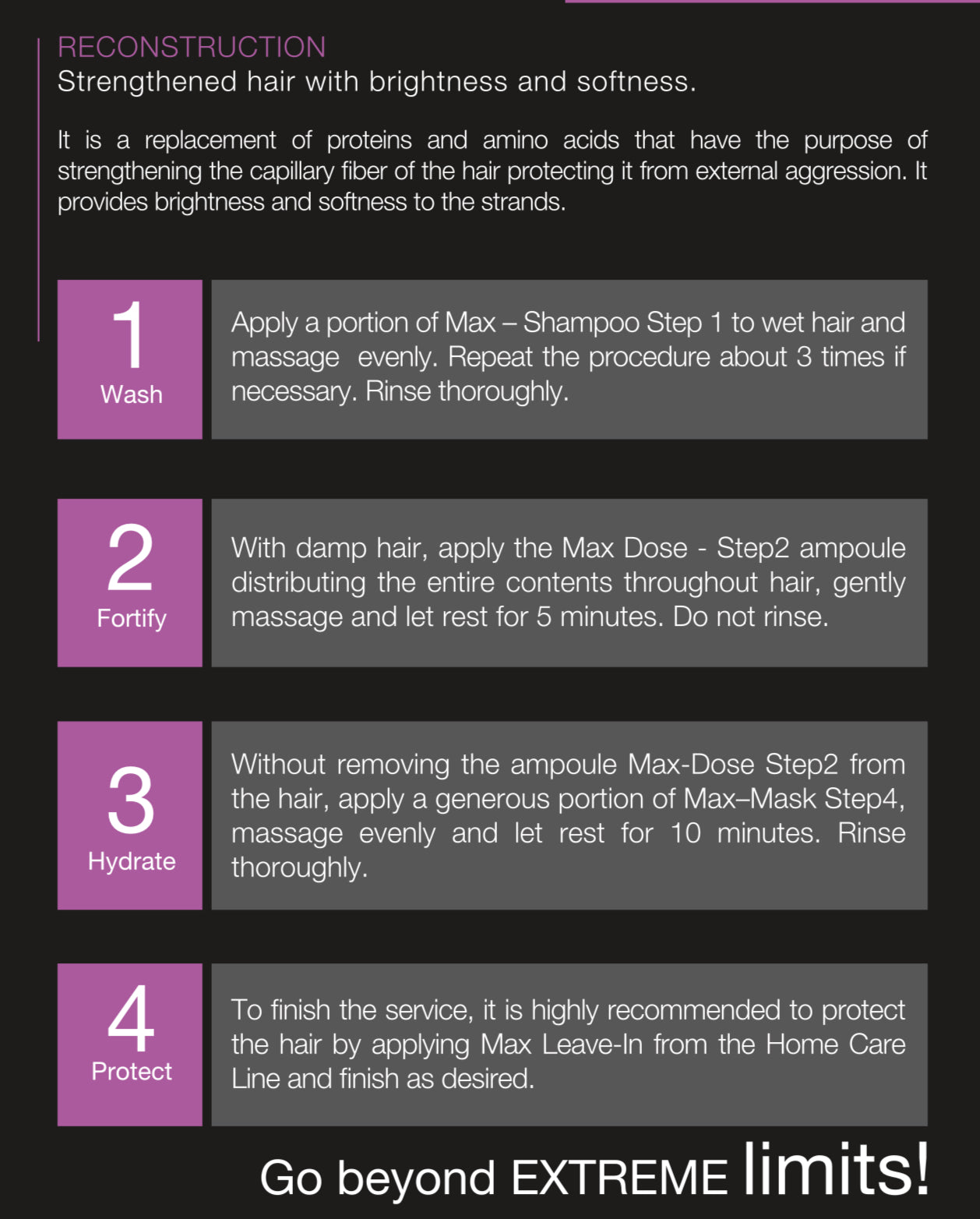 Hair filler - MAXIMUS CONTROL 300ml